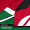 G128 2 Pack: Kenya (Kenyan) Flag | 3x5 feet | Printed 150D Indoor/Outdoor, Vibrant Colors, Brass Grommets, Quality Polyester, Much Thicker More Durable Than 100D 75D Polyester